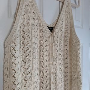J. Crew Crochet Tank Top